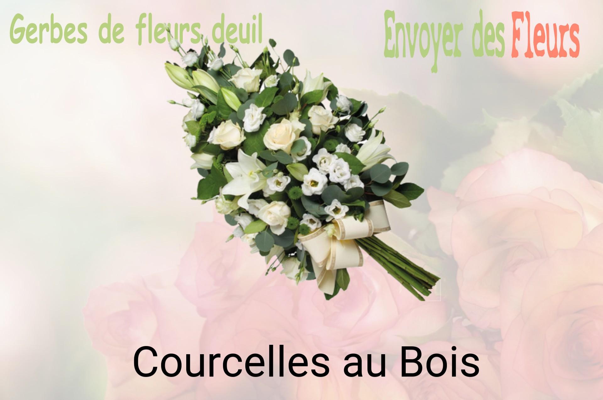 Gerbe de fleurs de deuil livrée à Courcelles-au-Bois